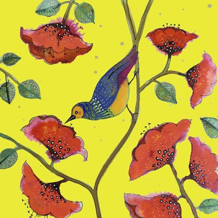 Framed Bohobird Print