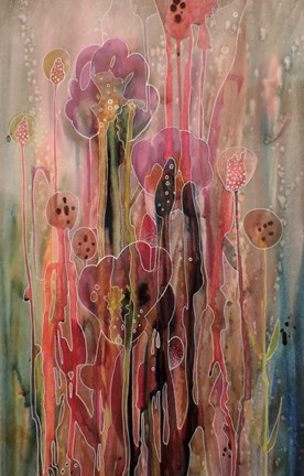 Framed Chercher La Lumiere Print