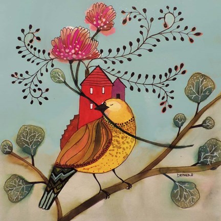 Framed Partout Chez Moi Print