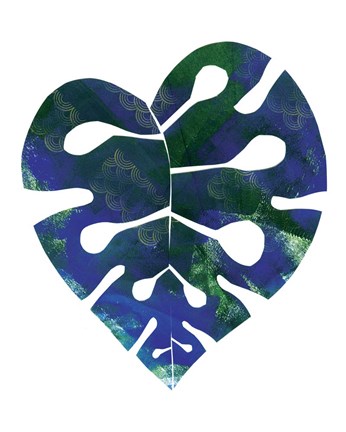 Framed Palm Leaf 4 Print