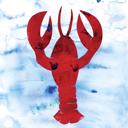 Framed Lobster Print