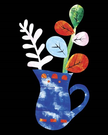 Framed Potted Plants 2 Print