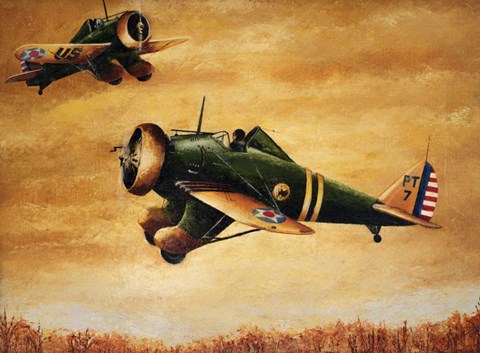 Framed Peashooter Print