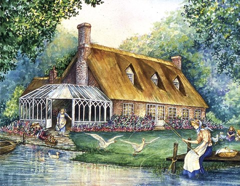 Framed Victorian Afternoon Print