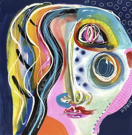 Framed She Surprised Herself Print