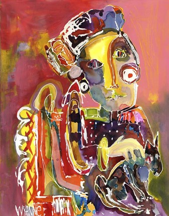 Framed She Waits For No One Print