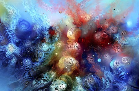 Framed Alien Flower Print