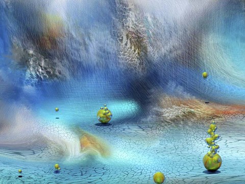 Framed Desert Emerald Print