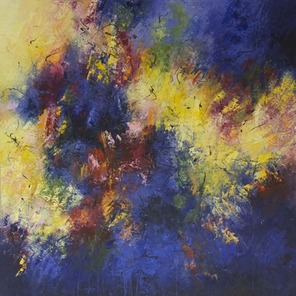 Framed Color Burst Print