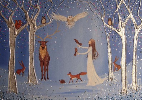 Framed Heart Of The Forest Print