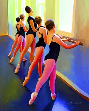 Framed Ballet Dance Print