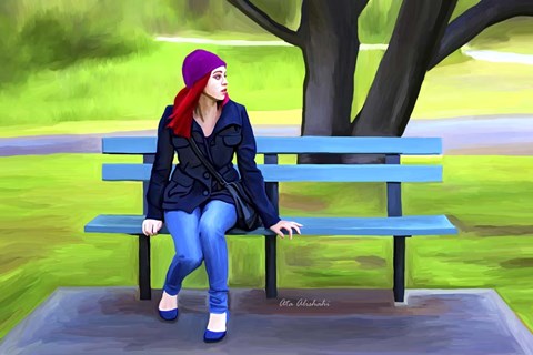 Framed Waiting Print