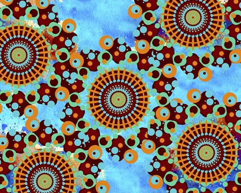 Framed Bubble Eyes Print