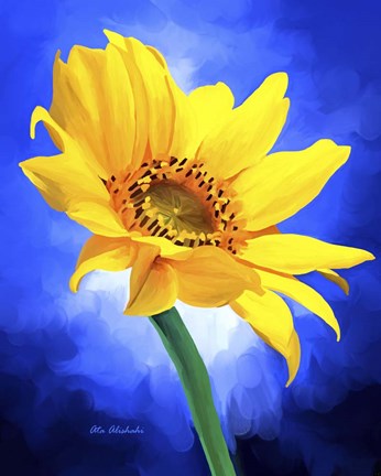 Framed Sun Flower Print