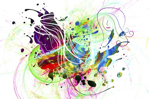 Framed Explosion 2 Print