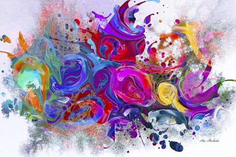 Framed Explosion 5 Print