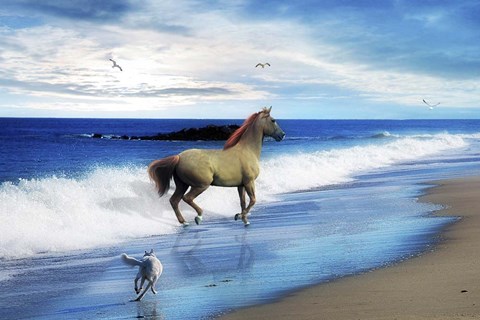 Framed Wait For Me Print