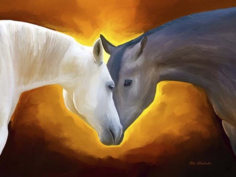 Framed Animal Love Print