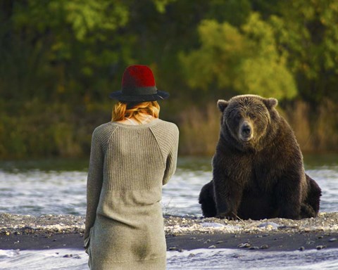 Framed Don't come close Print