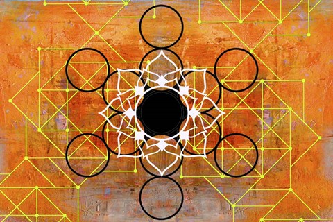 Framed Geometry 4A Print