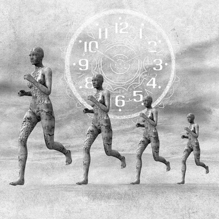 Framed Time And Speed Print