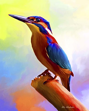 Framed Tiny Bird Print