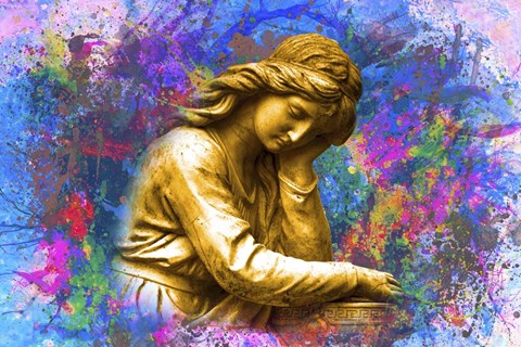 Framed Statue 1B Print