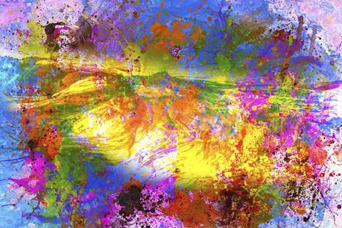 Framed Sea Of Colors Print