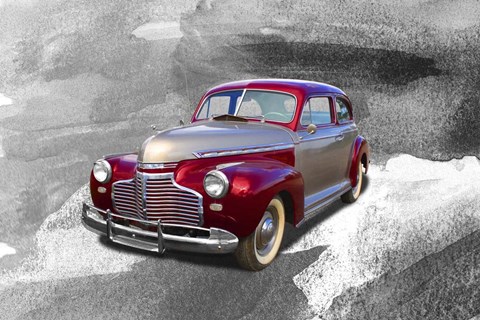 Framed Red Car3 Print