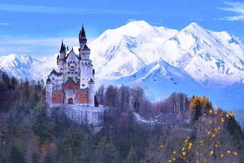 Framed Castel Faraway Print