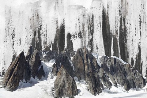 Framed Black Mountain 1 Print