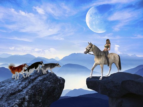 Framed Highlander 2B Print