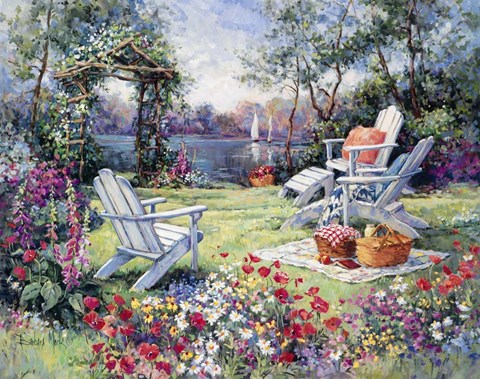 Framed Adirondack Summer Print