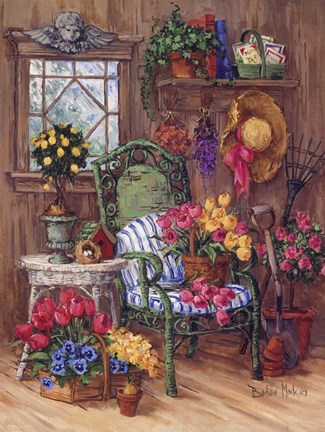 Framed Cape Cod Shed Print