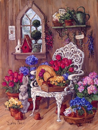 Framed Victorian Shed Print