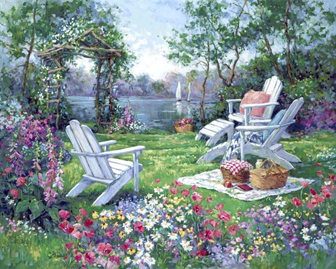 Framed Adirondack Summer Print