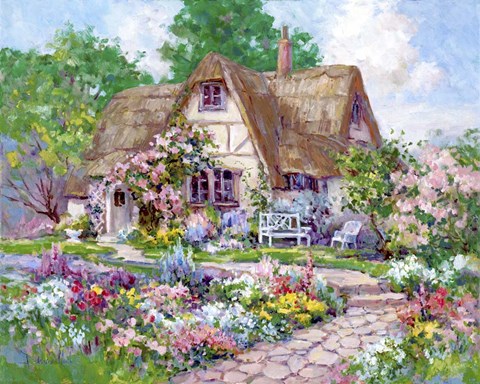 Framed Spennymore Manor Print