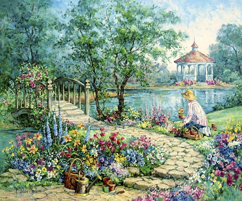 Framed Garden Allure Print