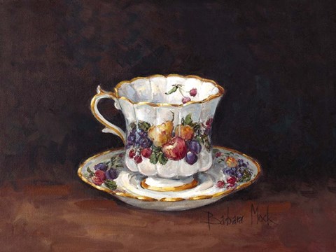 Framed Fruit Teacup II Print