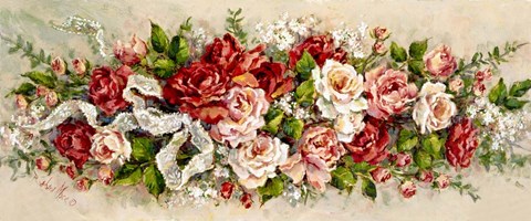 Framed Lace Adornment Print