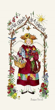 Framed Love Grows Print