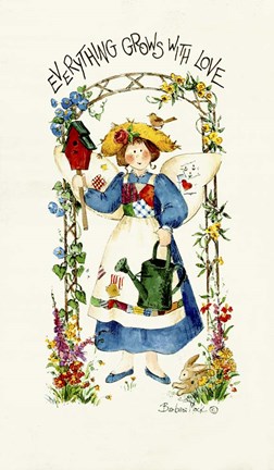 Framed Everything Grows Print