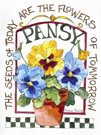 Framed Seeds of Today Print