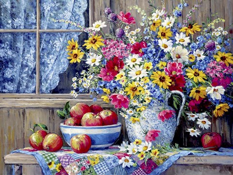 Framed From a Country Garden Print