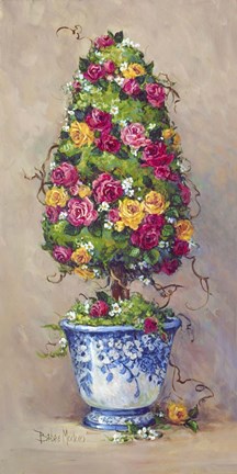 Framed Duet in Blue II Print