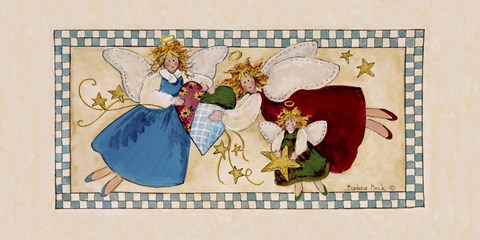 Framed Angel Trio Print