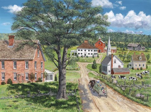 Framed Bright Summer&#39;s Day Print