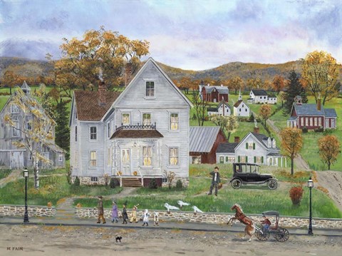 Framed Ghostly Arrival Print