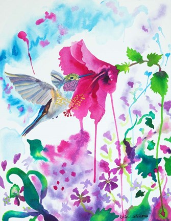 Framed Opening To Grace Print