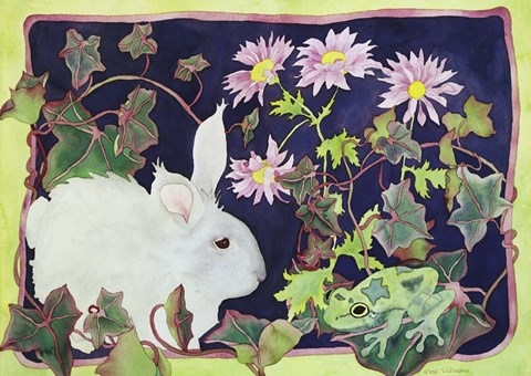 Framed Kiss That Frog Print